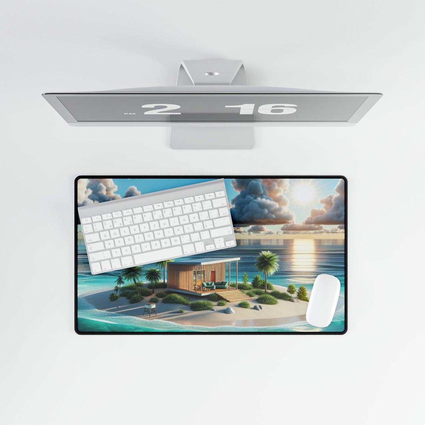 Sunbliss Palmtree Mirage- Desk | Mouse Mat 3 Sizes