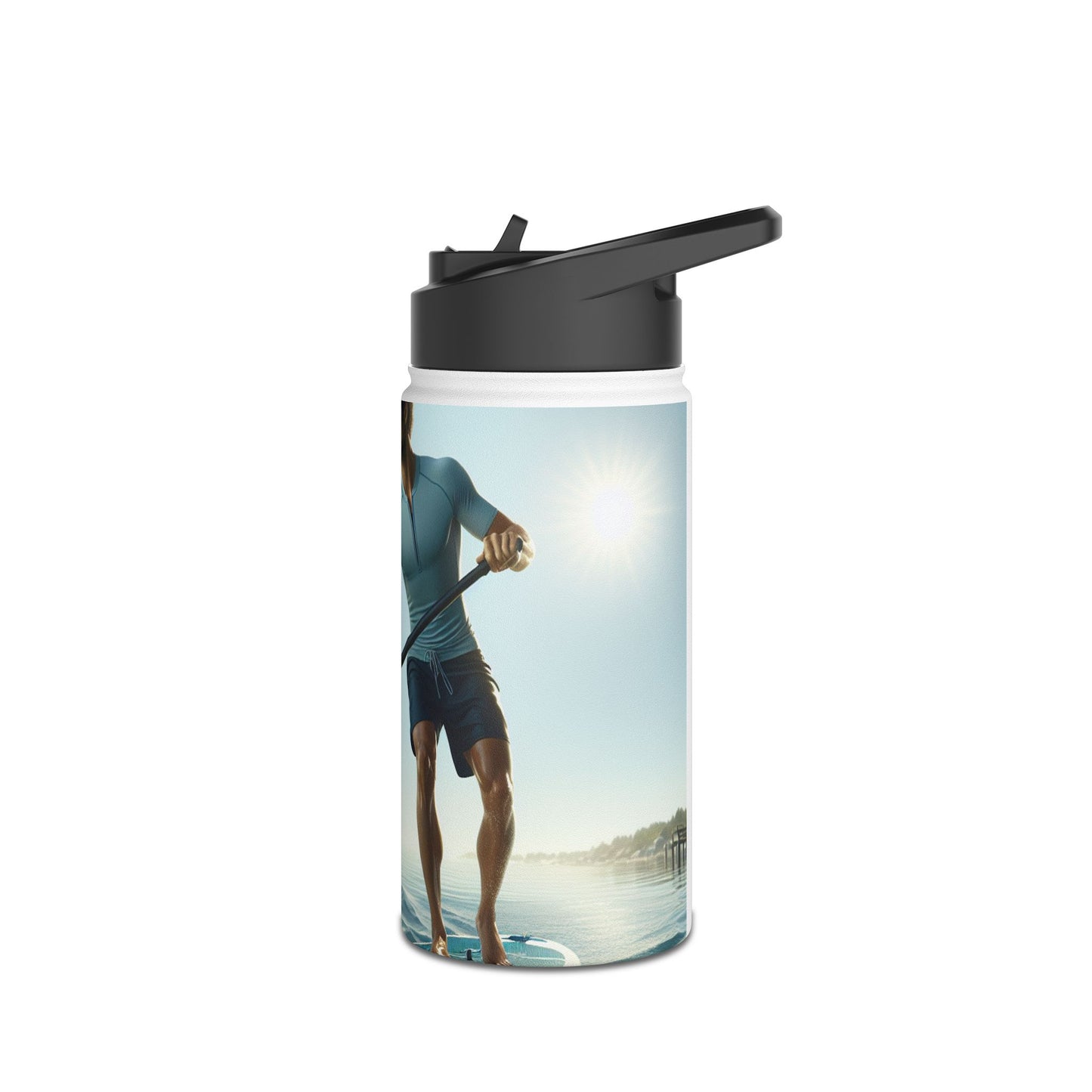 Fantasy Paddleboarding Stainless Steel Water Bottle, Standard Lid