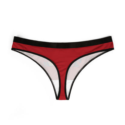 Sophisticated red thong underwear with stylish graphics "MY SEXUAL PREFERENCE IS OFTEN", featuring a premium black waistband, perfect for combining comfort and allure.