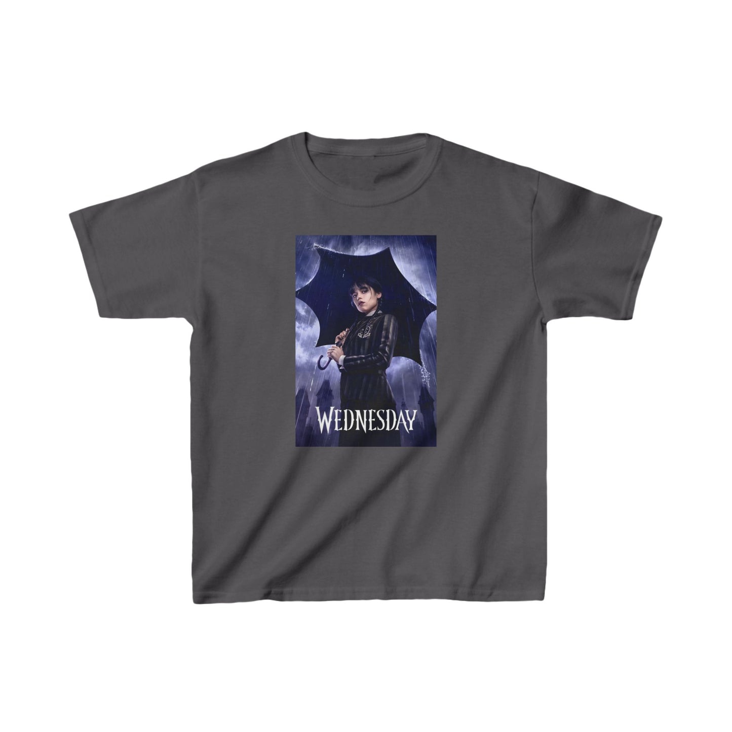 Child´s "Wednesday" Embrace the Dark Elegance   Graphic  Unisex Graphic Tee Shirt Kids