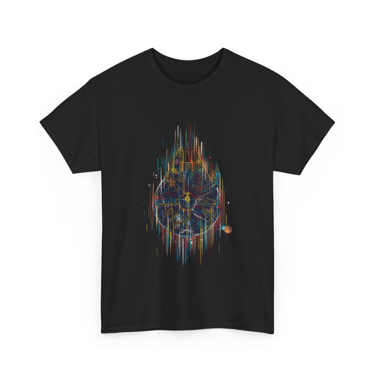 Millenium Falcon Absrtract Art Graphic T-Shirt Urban Unisex Cotton