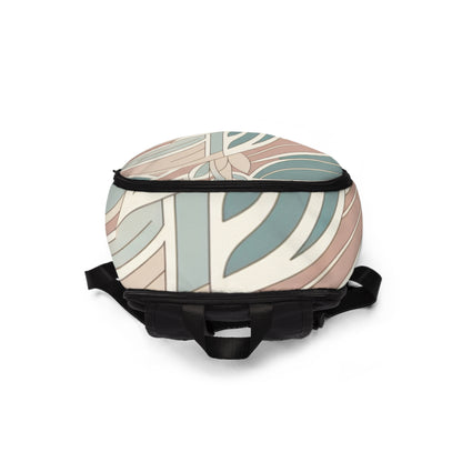 Elegant and functional Pastel Aesthetic Modern Backpack by Dazzling Dreams Studio, featuring adjustable straps and spacious compartments, ideal for the modern adventurer.