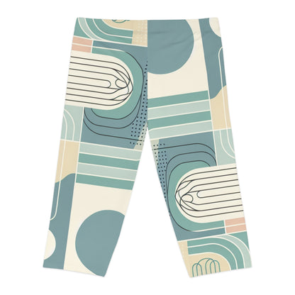 Stylish Sweat Symphony Capri Leggings by Dazzling Dreams Studio designed for superior comfort and unrestricted movement, ideal for a chic athleisure look.