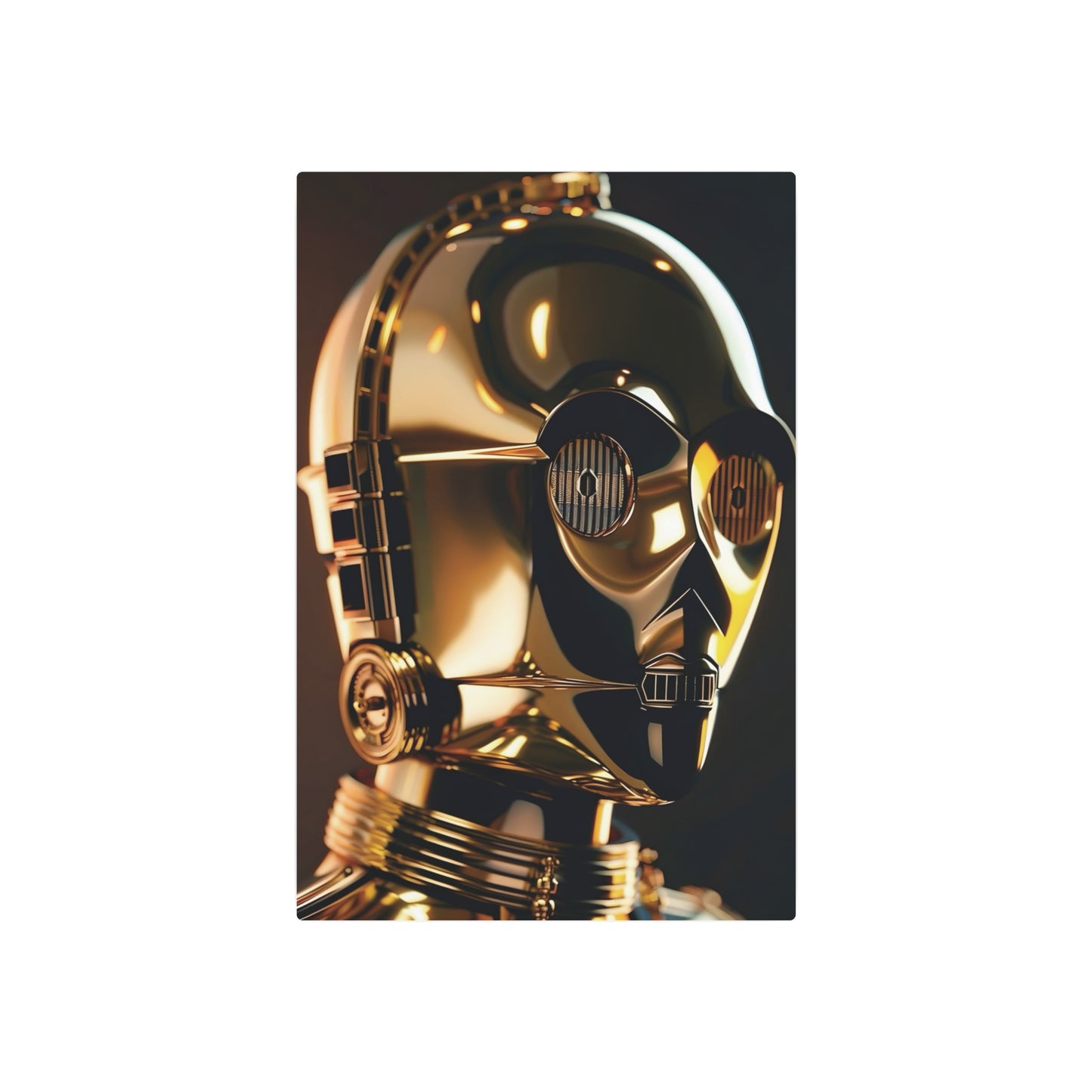 C3PO Star Wars Metal Art Poster