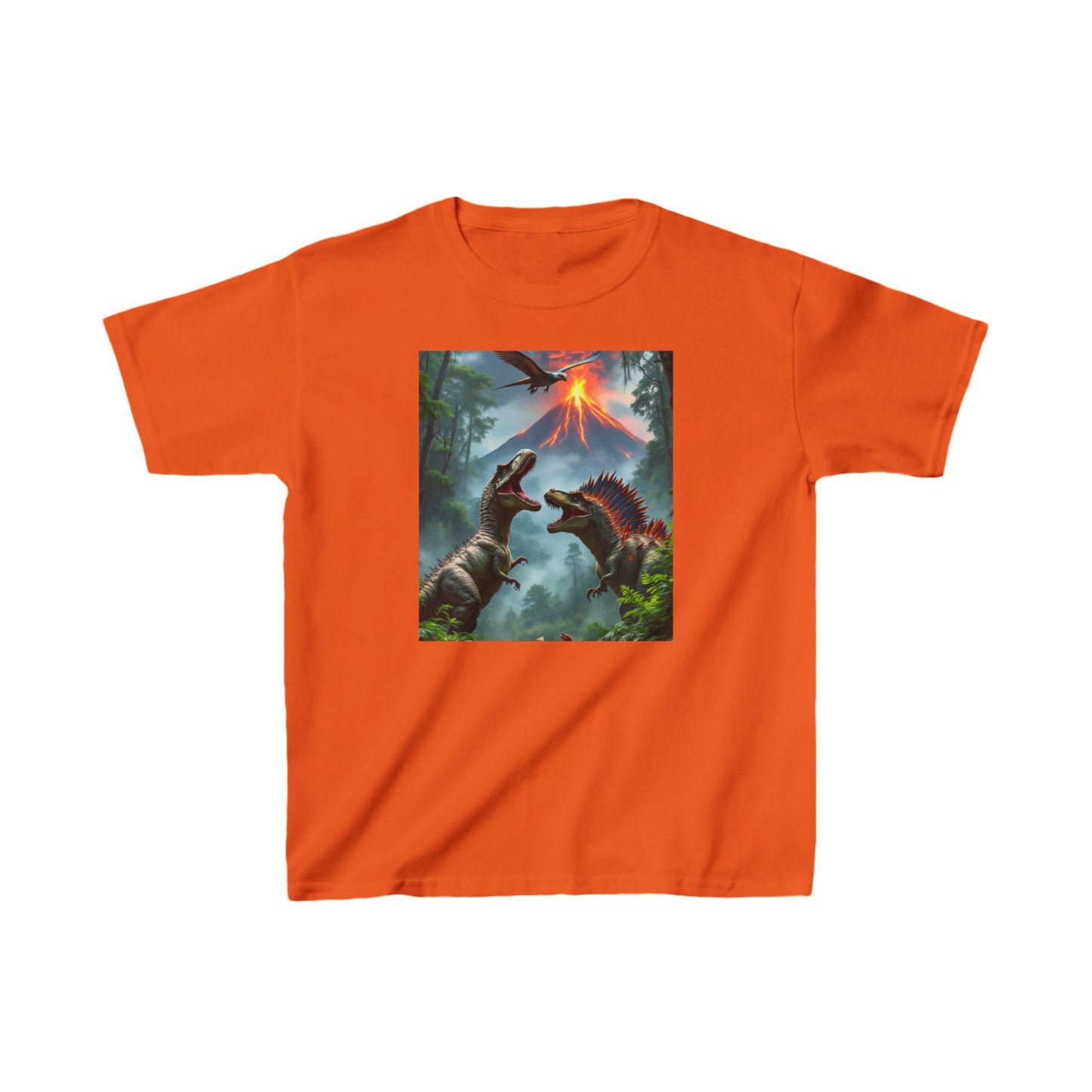 Kids Dinosaur Heavy Cotton Tee 16 colors