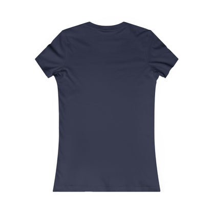 Chic navy women's t-shirt with a smooth finish, ideal for a stylish and versatile wardrobe upgrade.