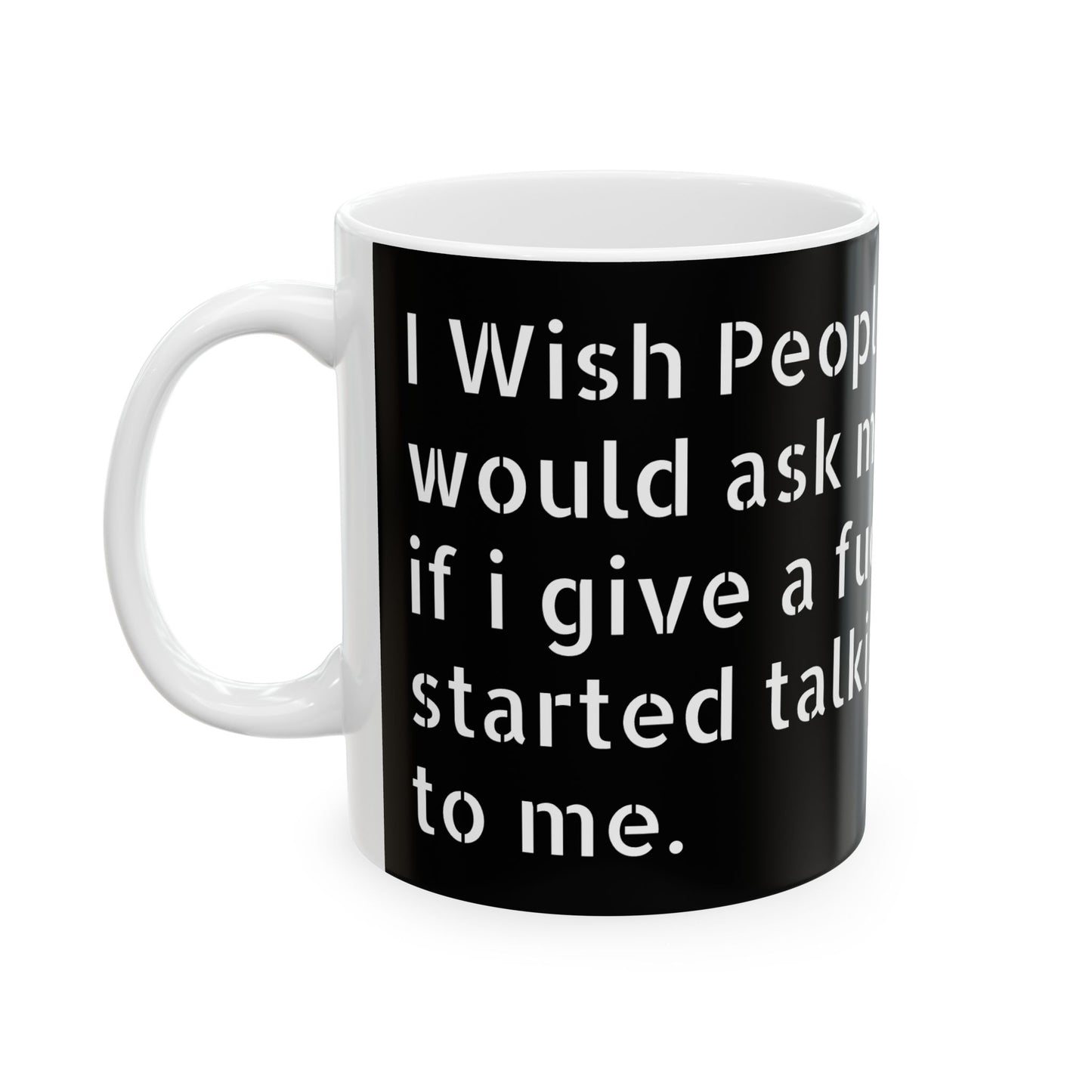 Inappropriate Slogan Ceramic Mug, Funny Office Mug, F- Word Mug, Adult Humor