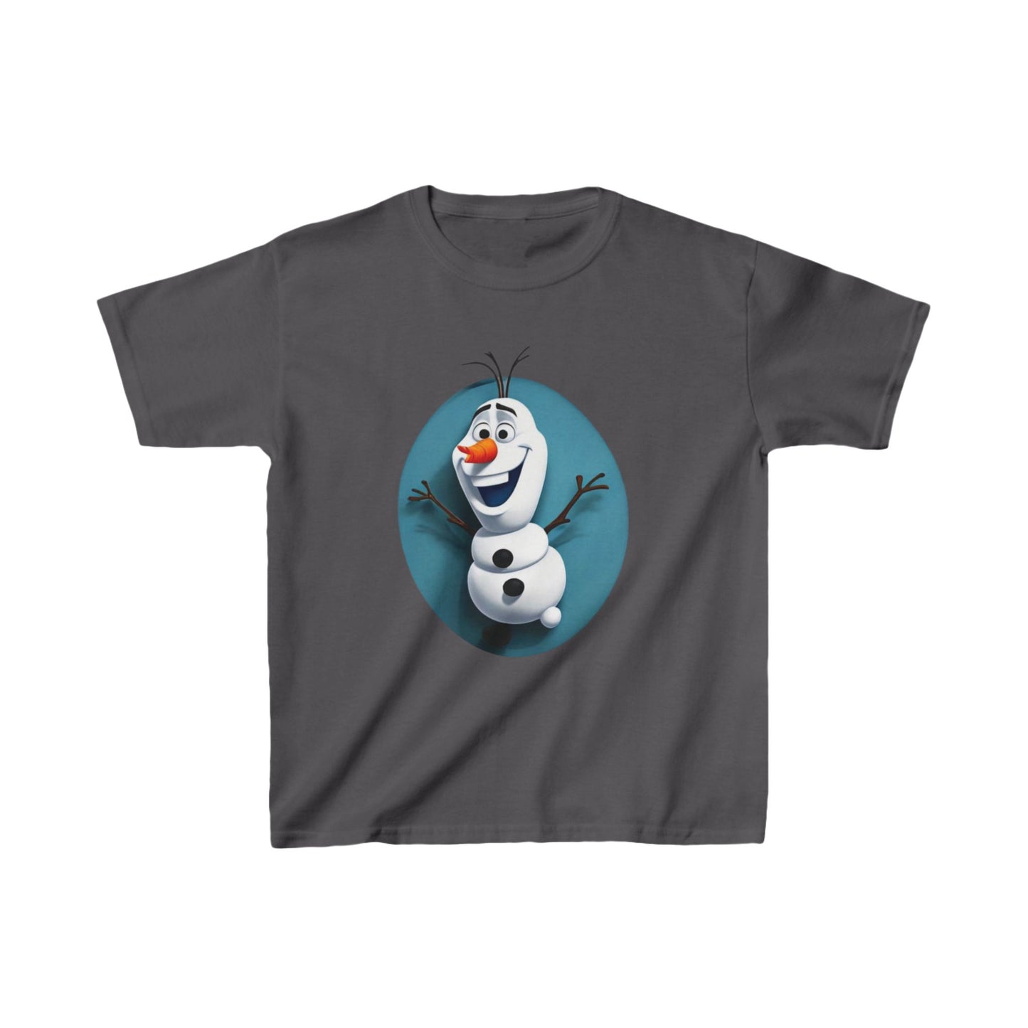 Kids Cute Frozen Olaf T shirt Heavy Cotton Tee 16 colors