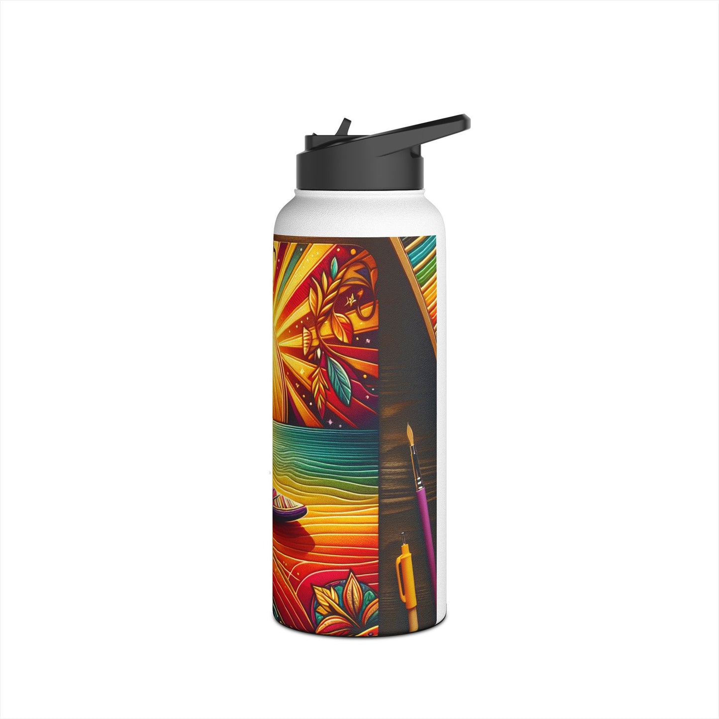 Fantasy Paddleboarding Stainless Steel Water Bottle, Standard Lid