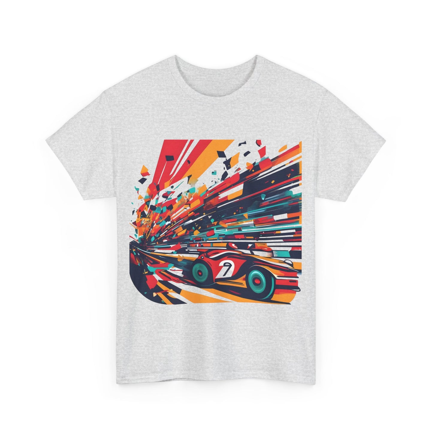 Retro Racing Vintage  Car Graphic T-Shirt, Urban Streetwear Top, Unisex Cotton