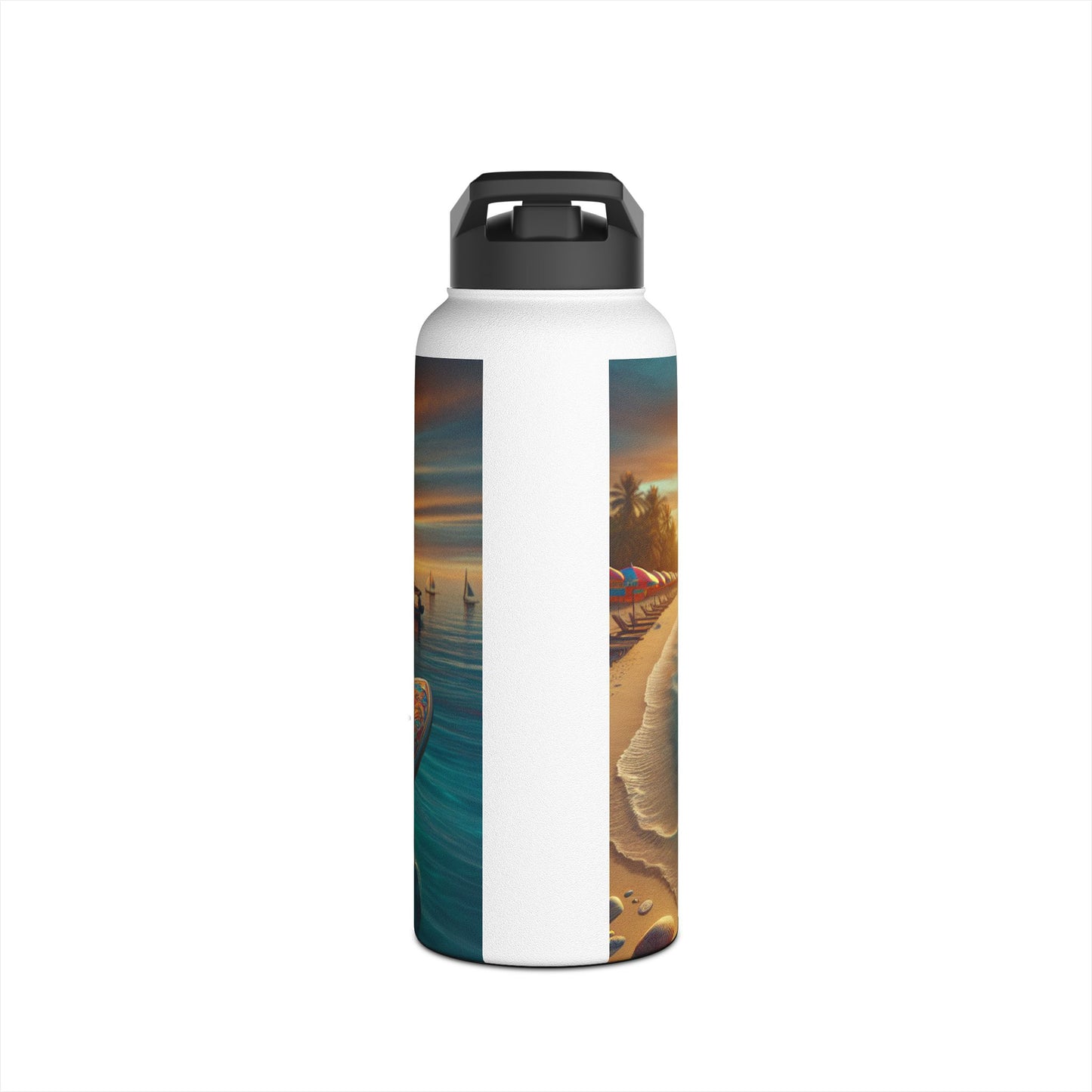 Fantasy Paddleboarding Stainless Steel Water Bottle, Standard Lid