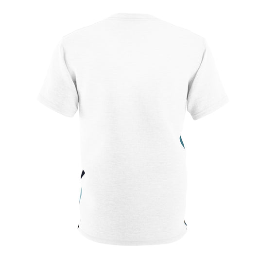 Back view of the luxurious Contemplation T-Shirt, showcasing a minimalist design, perfect for showcasing your thoughtful side and elevating your casual wardrobe.
