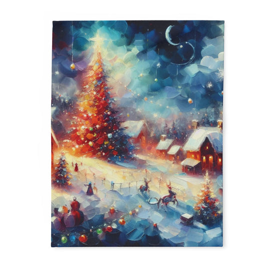 Decorative and Warm Christmas Arctic Fleece Blanket