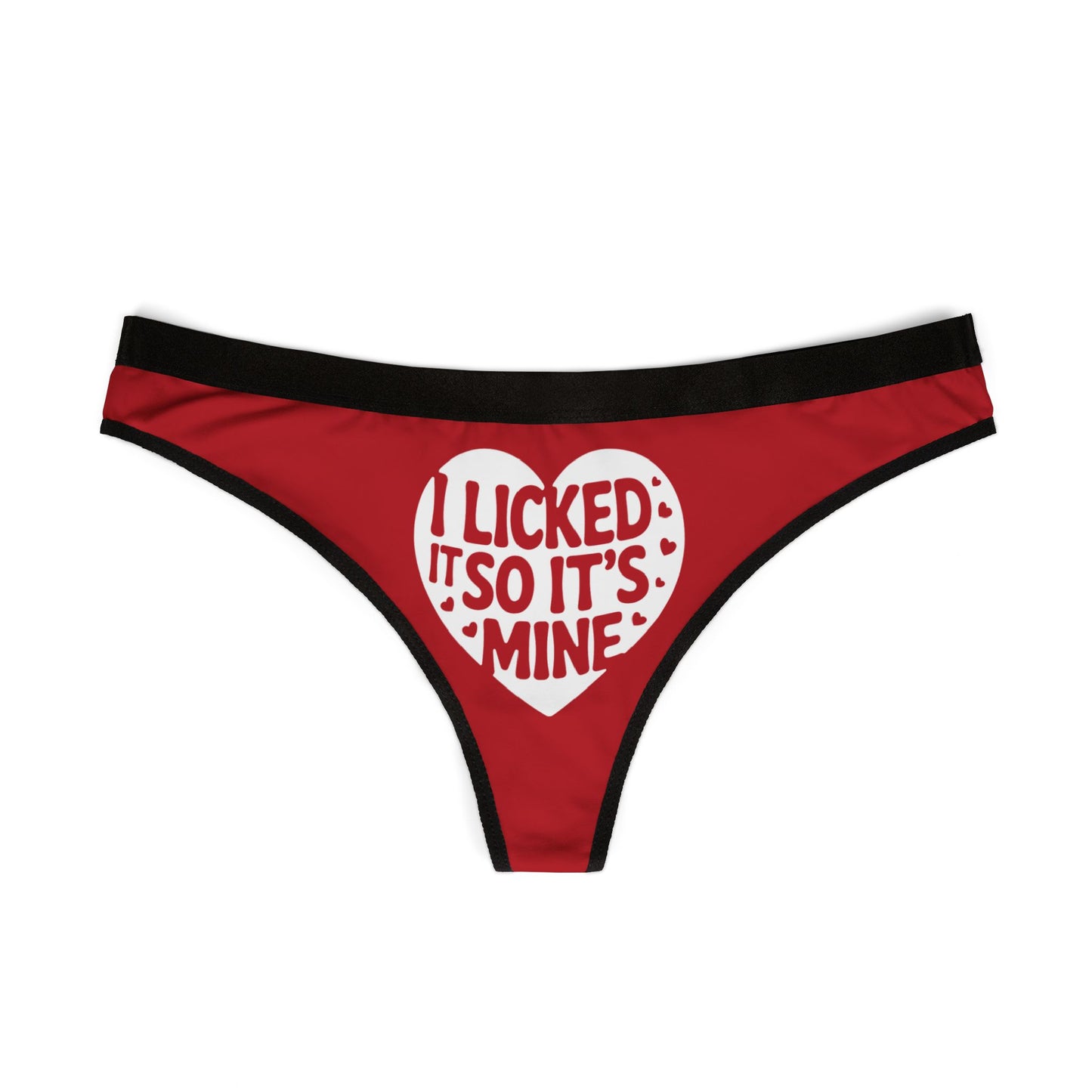 Valentines Naughty Gift Cheeky Womens Thong funny Birthday Anniversary Romantic