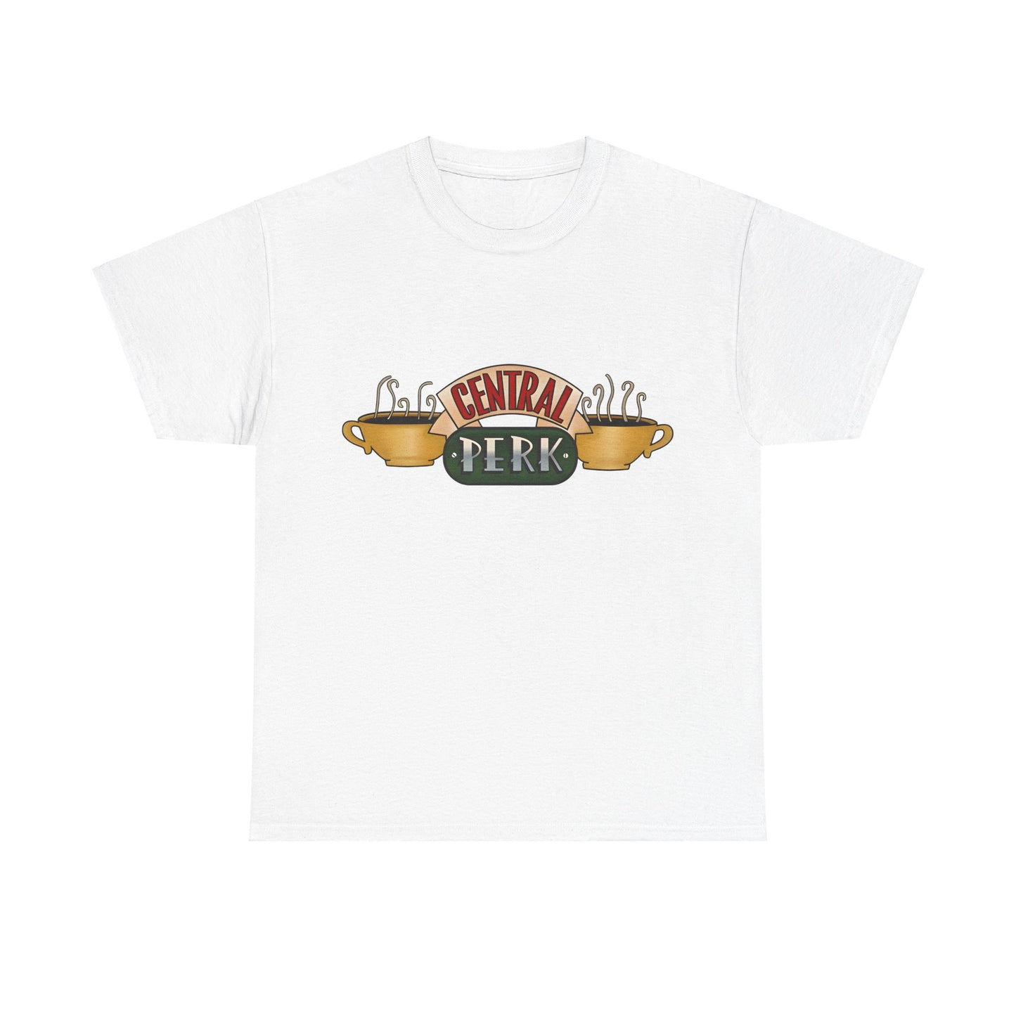 Central Perk Coffee Shop Friends  Retro Logo Graphic Tee Unisex