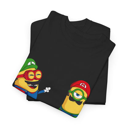 Minions Plumber Brothers Unisex Men’s Women’s Graphic T Shirt Tee featuring a laid-back pair of Minions, ready to bring some fun to your wardrobe. This funny T Shirt is perfect for all Minions fans.