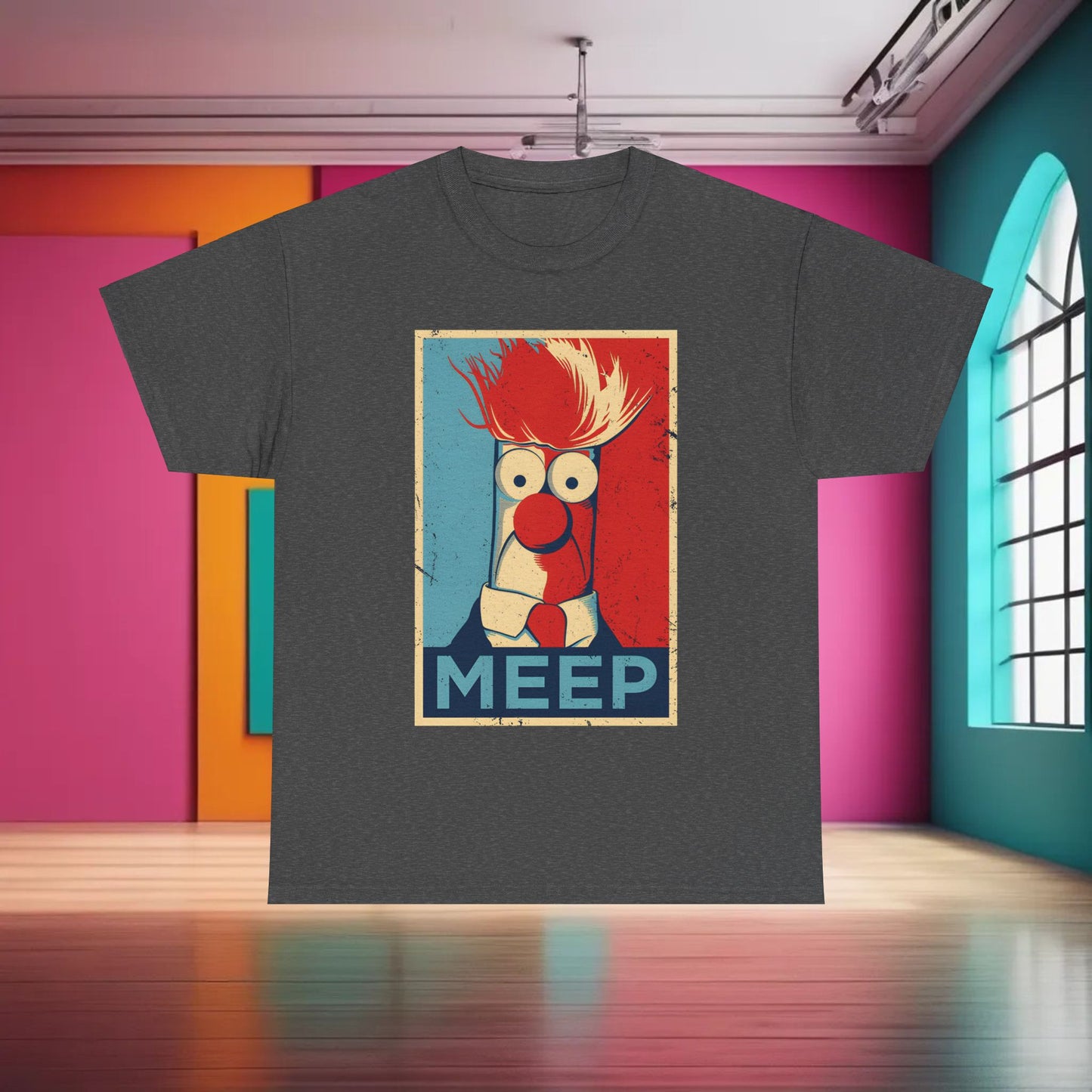 Muppets Beaker Meep Graphic T-Shirt Urban Unisex Cotton