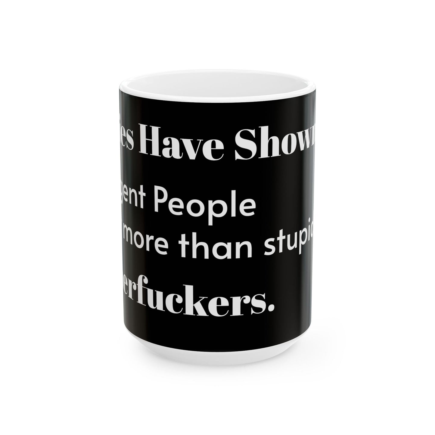 Inappropriate Slogan Ceramic Mug featuring a humorous F-word design, ideal for adding a cheeky twist to your coffee time.