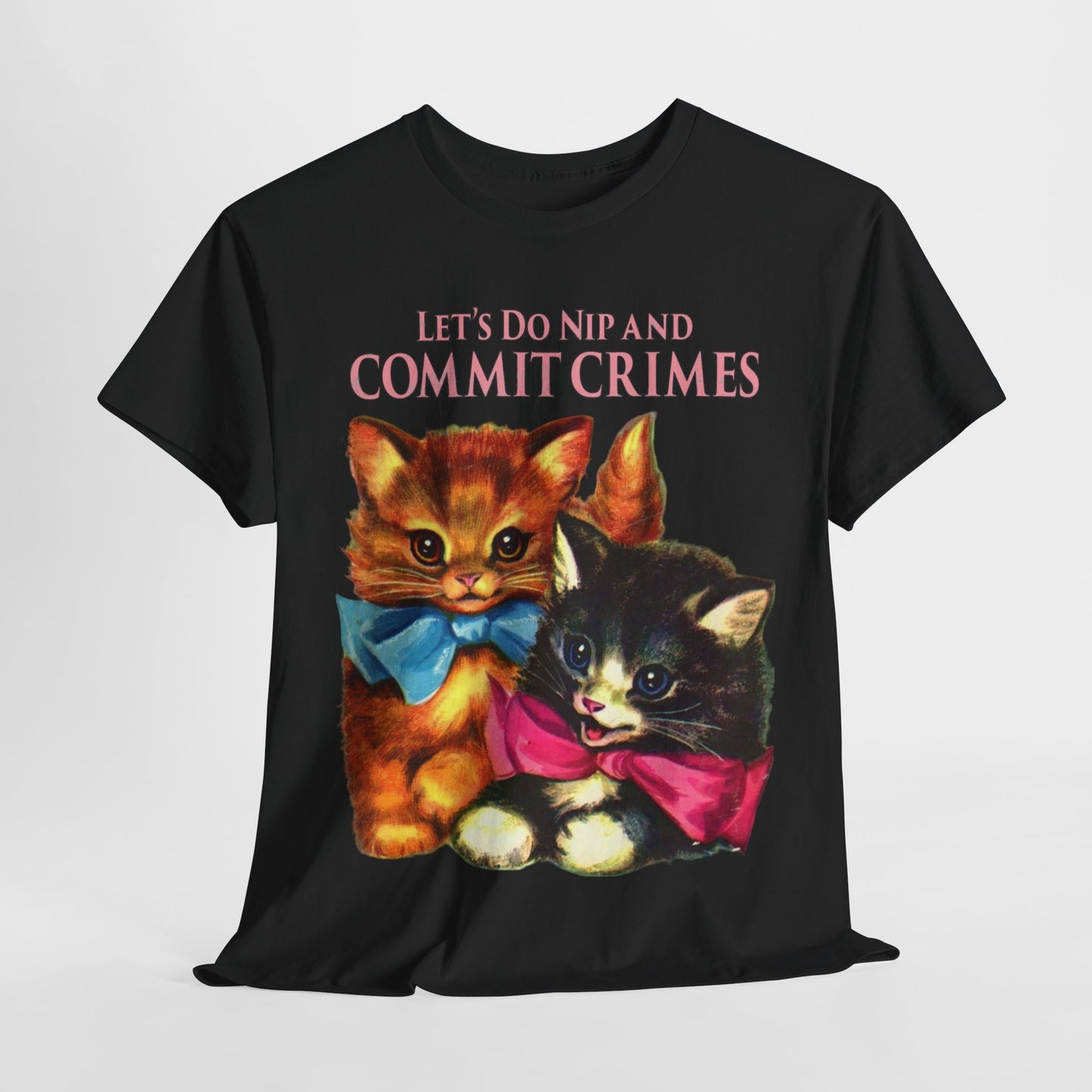 Kitten Criminals Funny Graphic Unisex T Shirt TEE Mens Womens Urban Street