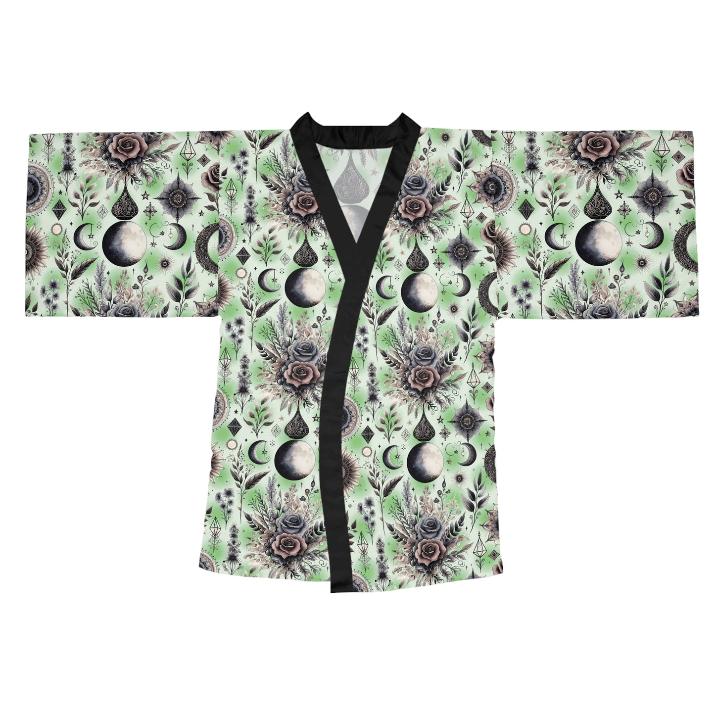 Floral Kimono Robe, Women's Robe, Designer Lounge Wear, Boho Chic Bathrobe, !!!