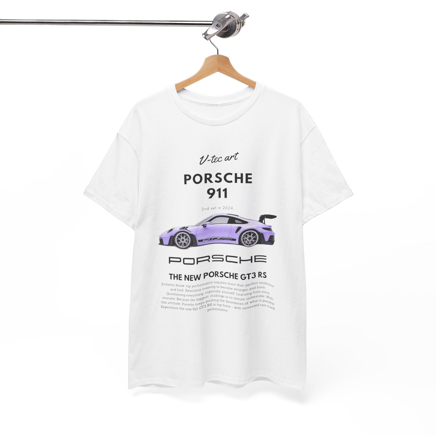 Porsche 911 GT3 RS Unisex T-Shirt: V-tec Art Men's/Women's Tee Urban Street