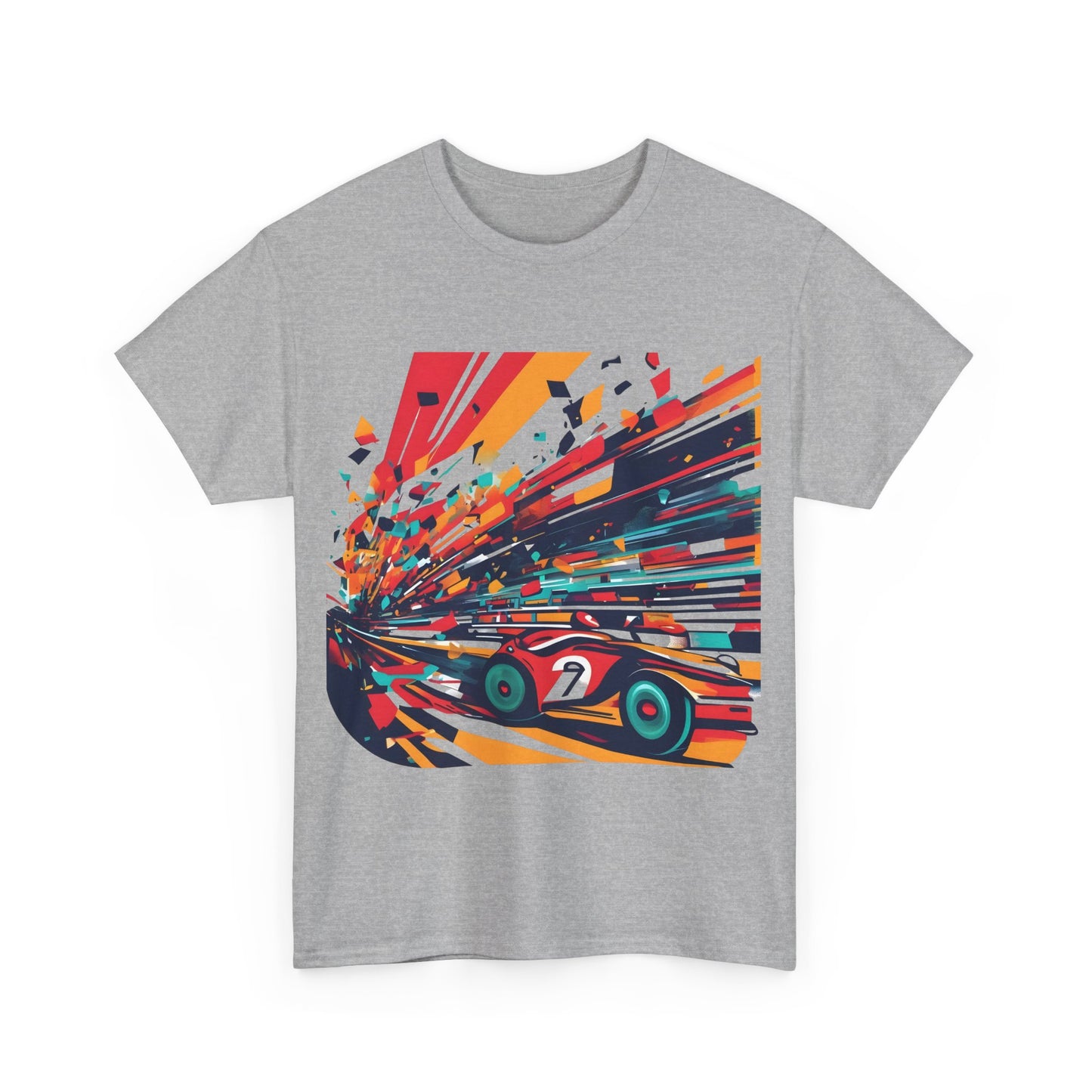 Retro Racing Vintage  Car Graphic T-Shirt, Urban Streetwear Top, Unisex Cotton