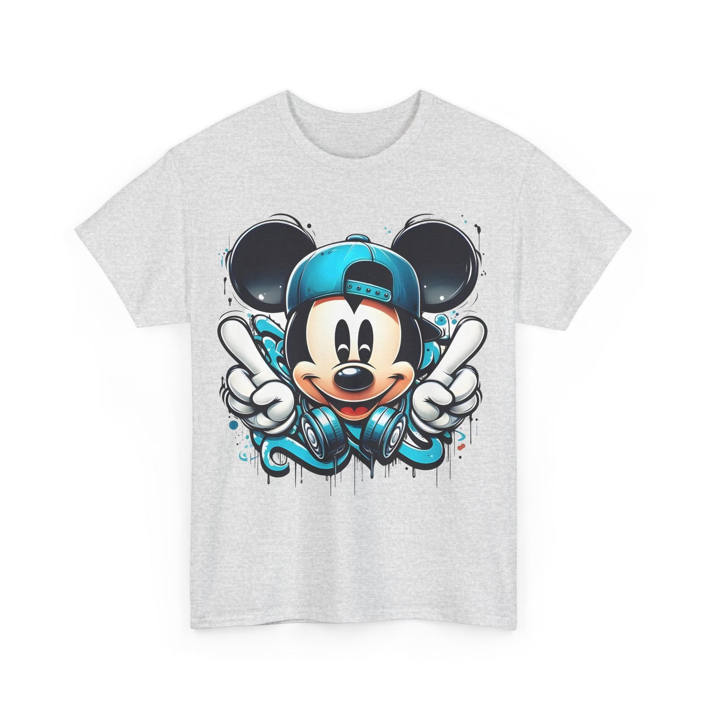 Mickey Mouse Graffiti  Unisex Graphic Tee Shirt