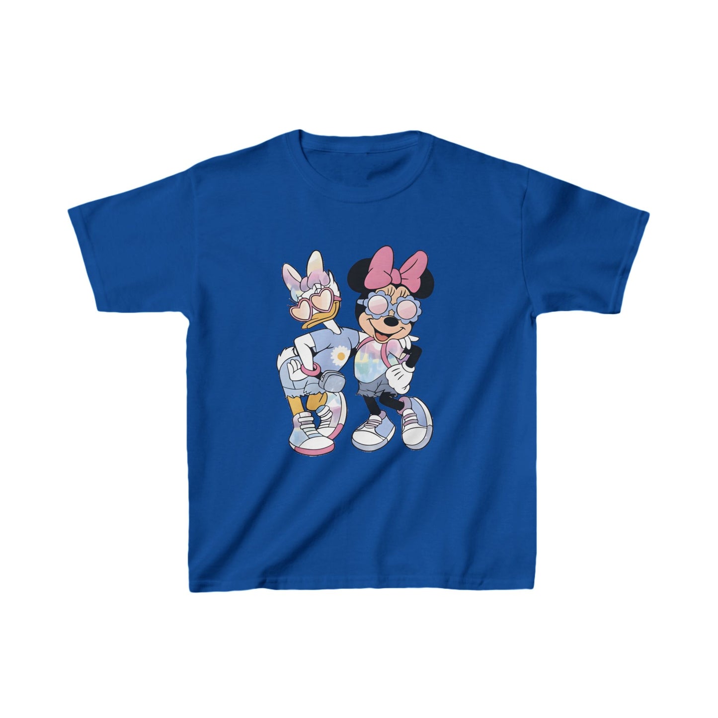 Unisex Kids Daisy Duck and Minnie Mouse Cotton T Shirt Tee Youths Childs