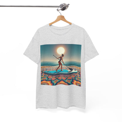 Luxury Paddle Board 14 in serene waters, perfect for outdoor adventures, presented by Dazzling Dreams Studio.