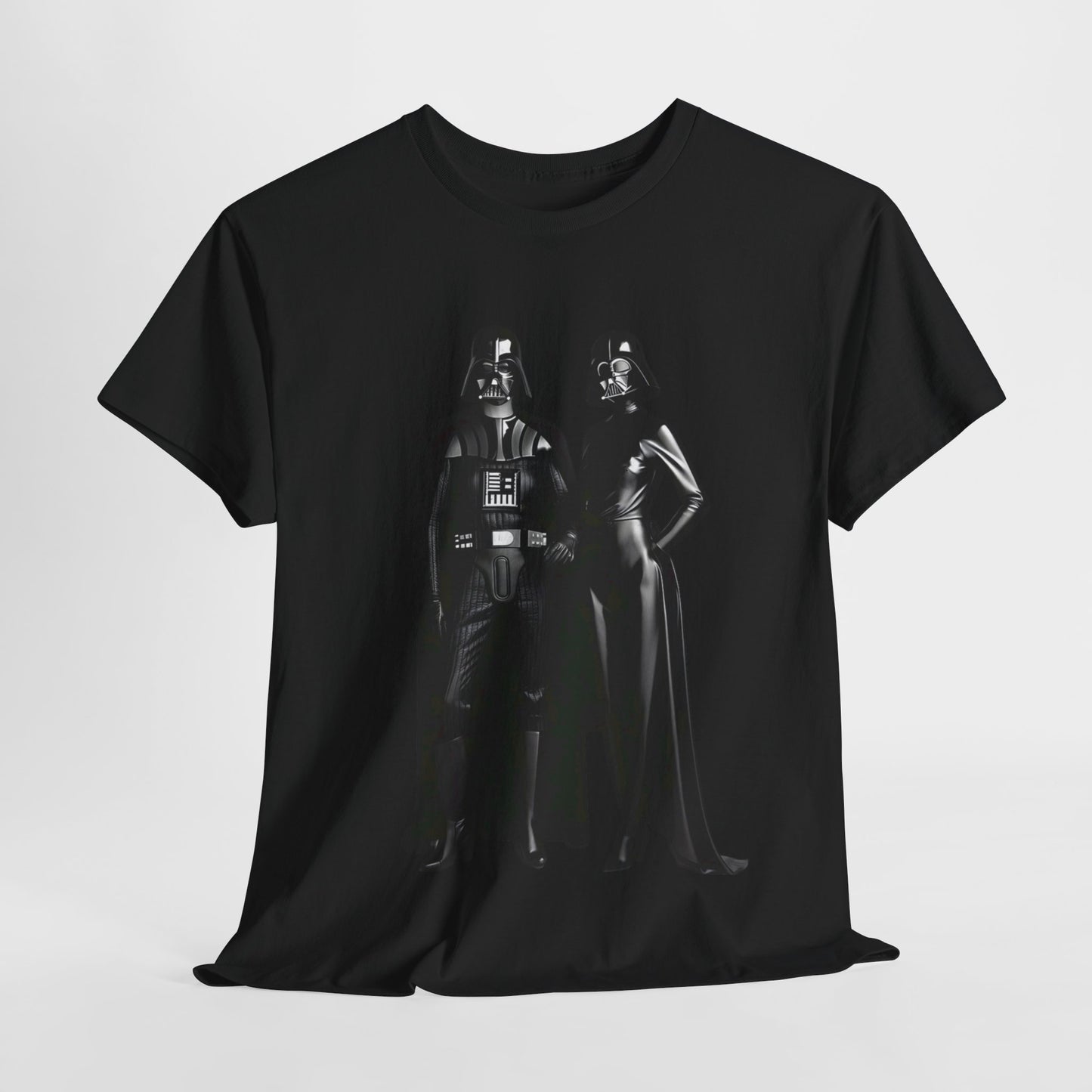 Mr + Mrs Vader Star Wars Unisex Mens Graphic Cotton Funny T Shirt Tee Vintage