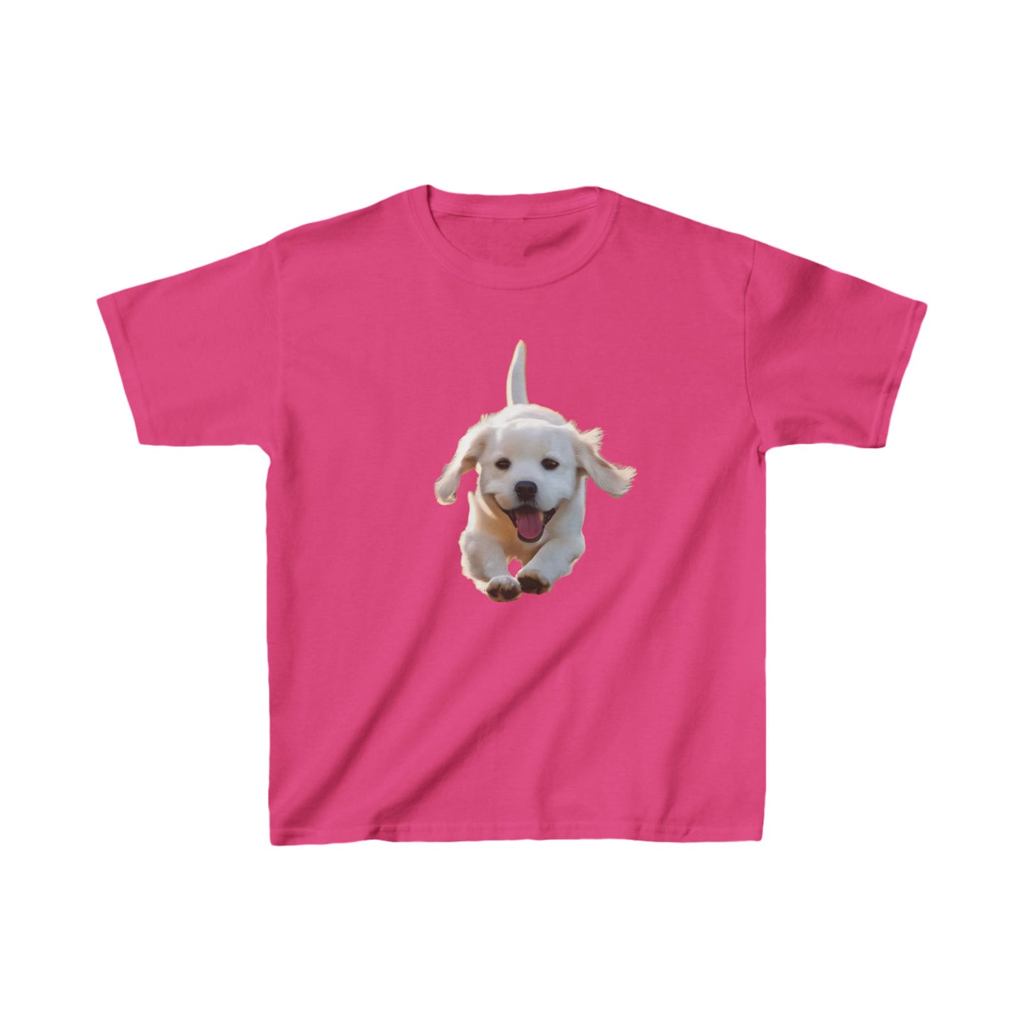 Leaping Puppy Kids Tee,  Movie Character, Childrens Cotton  multiple colors