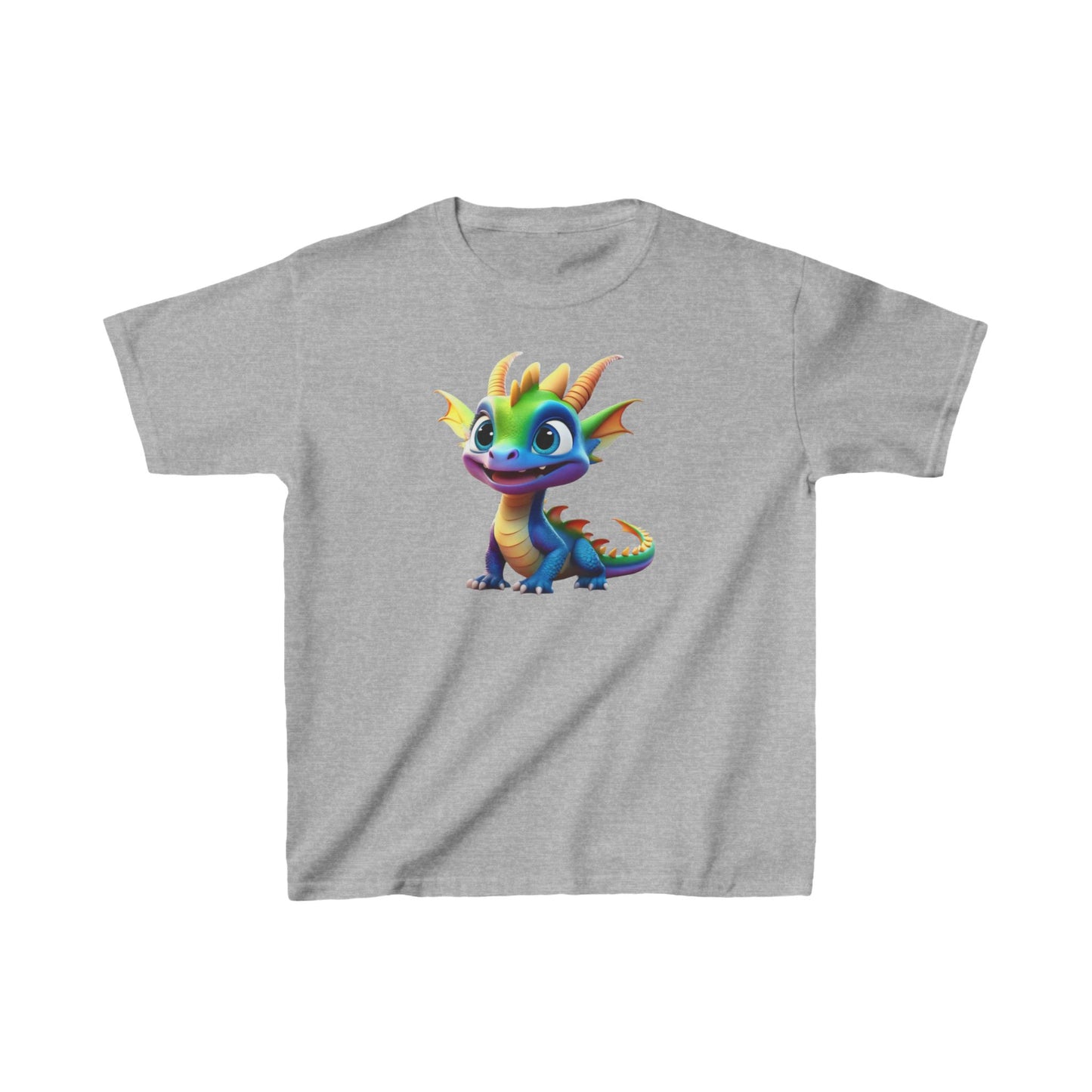 Kids Cute Dragon T shirt Heavy Cotton Tee 16 colors