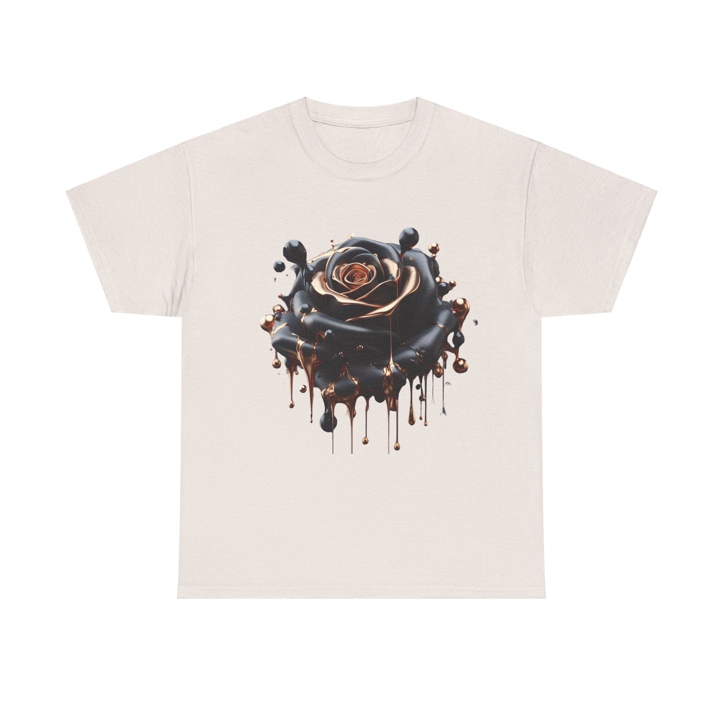 Close-Up Abstract Rose Unisex Cotton Tee Graphic T Shirt