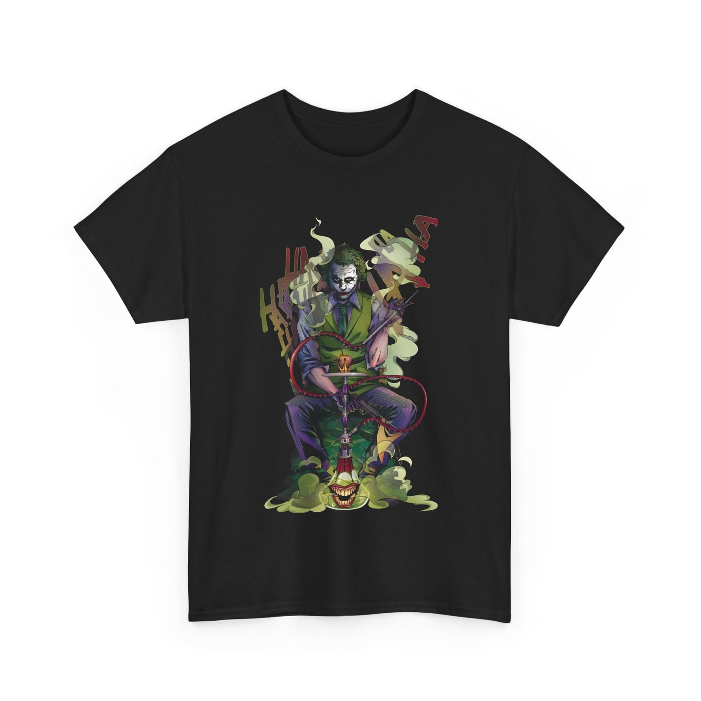 Joker Hookah Graphic T-Shirt Urban Unisex Cotton Tee