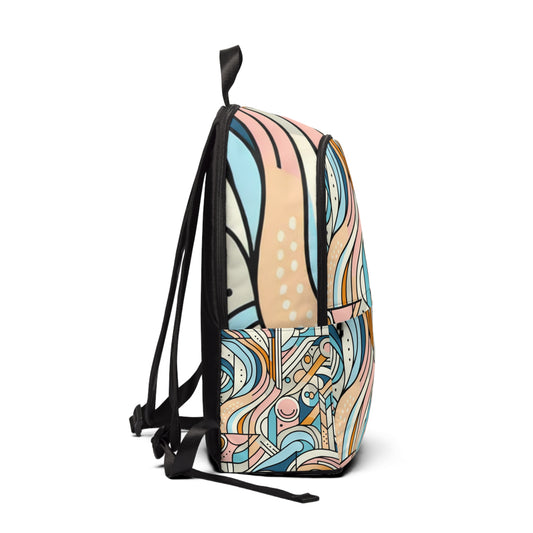 Elegant Dazzling Dreams Backpack with intricate pastel patterns, perfect for style-conscious individuals from Dazzling Dreams Studio.