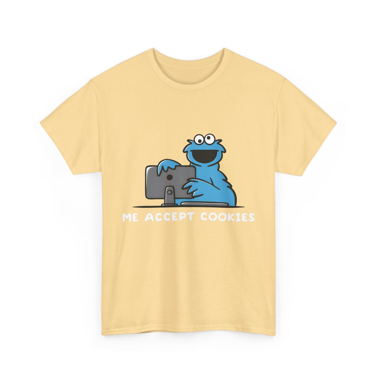 Sesame Street Cookie Monster Graphic T-Shirt Urban Unisex Cotton