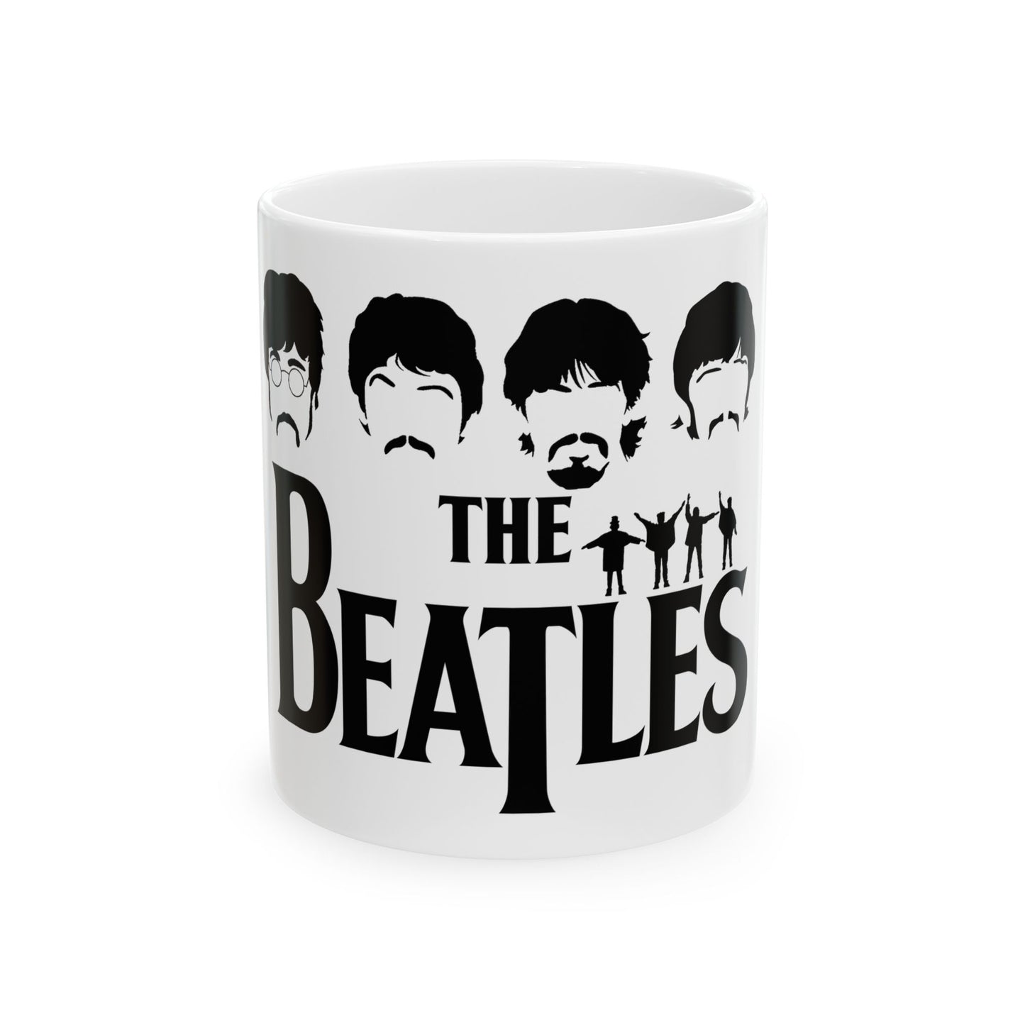 Copy of The Beatles Logo Image Ceramic Mug,  Office Mug,