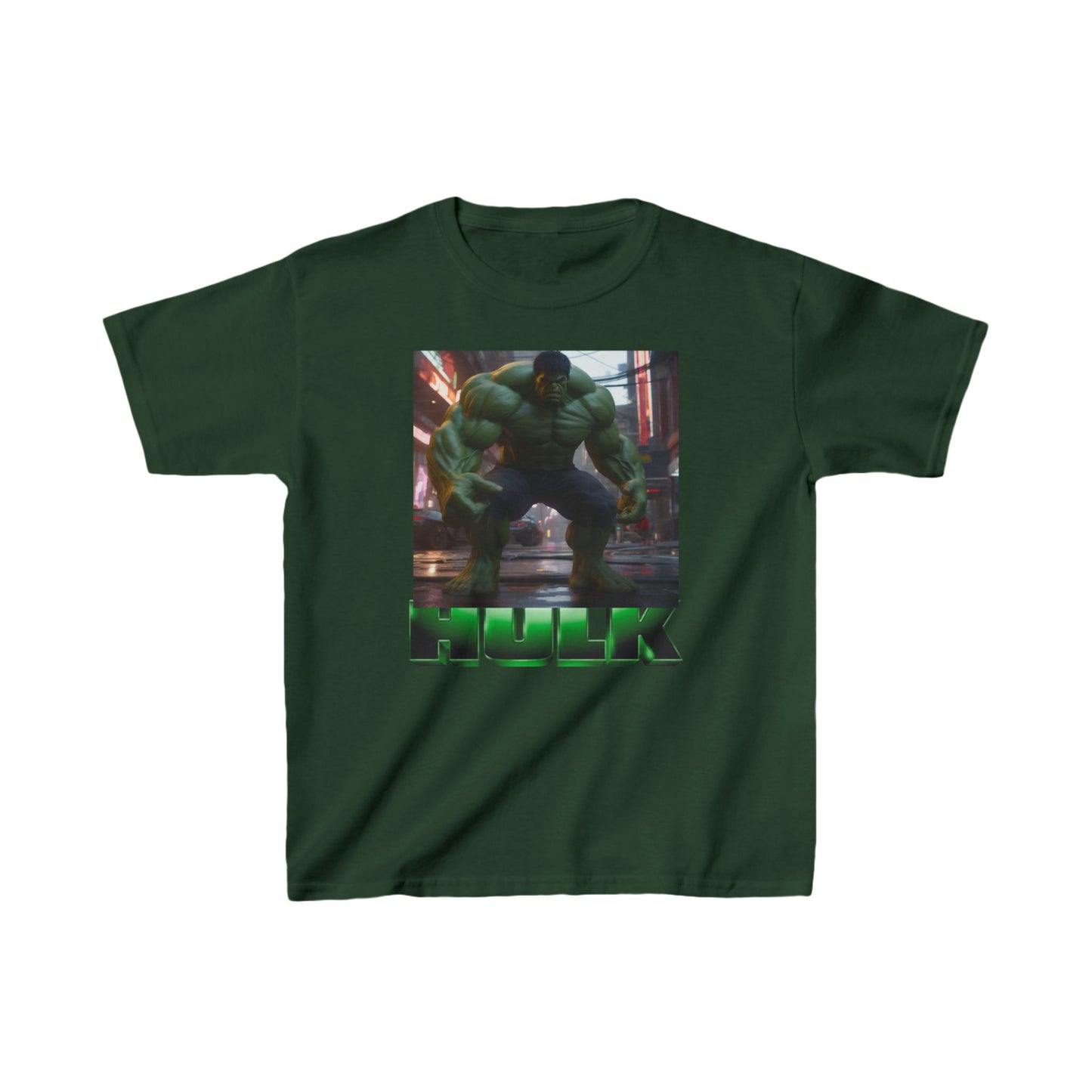 Kids Incredible Hulk Heavy Cotton Tee 16 colors