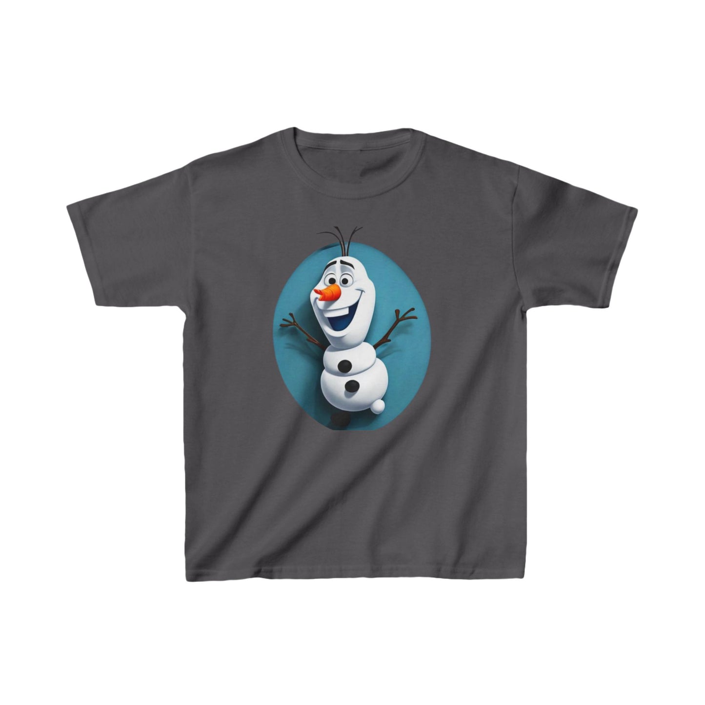 Kids Cute Frozen Olaf T shirt Heavy Cotton Tee 16 colors