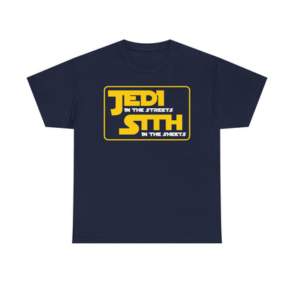 Stylish Men's T-Shirt Featuring Jedi Sith Design - Perfect for Star Wars Fans, featuring bold graphics that celebrate the epic confrontation of Jedi and Sith.