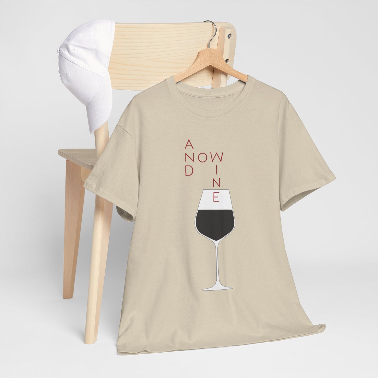 Funny Wine Lover Women's T-Shirt - And Now Wine Graphic Tee for Wine Enthusiasts