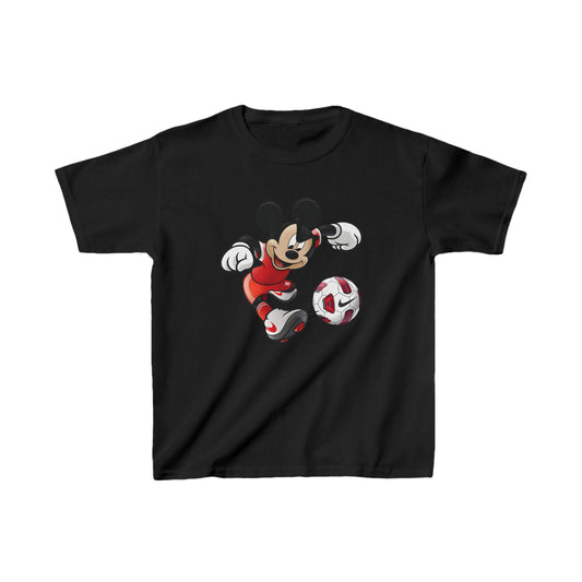 Unisex Kids Mickey Mouse Cotton T Shirt Tee Youths Childs