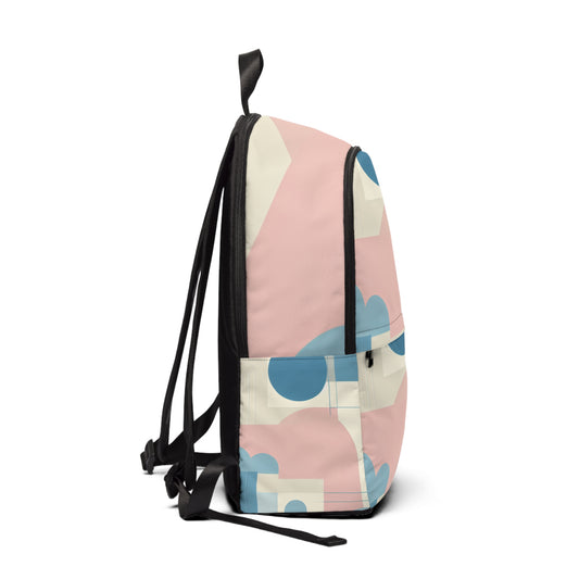Spacious interior of the Pastel Gradient Modern Backpack from Dazzling Dreams Studio, designed for stylish organisation and daily use.
