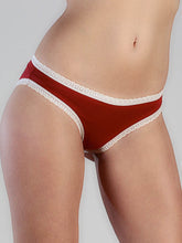 Elegant organic cotton women's underwear showcasing soft lace accents and a luxurious feel.