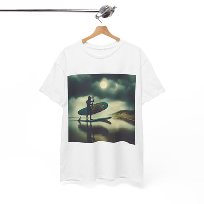 High-quality Delightfull Paddle Board T-Shirt designed by Dazzling Dreams Studio, featuring stunning graphics that embody the spirit of adventure and nature.