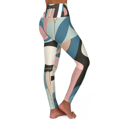 Versatile Sweat Symphony leggings by Dazzling Dreams Studio perfect for yoga and casual outings, embodying style and support.