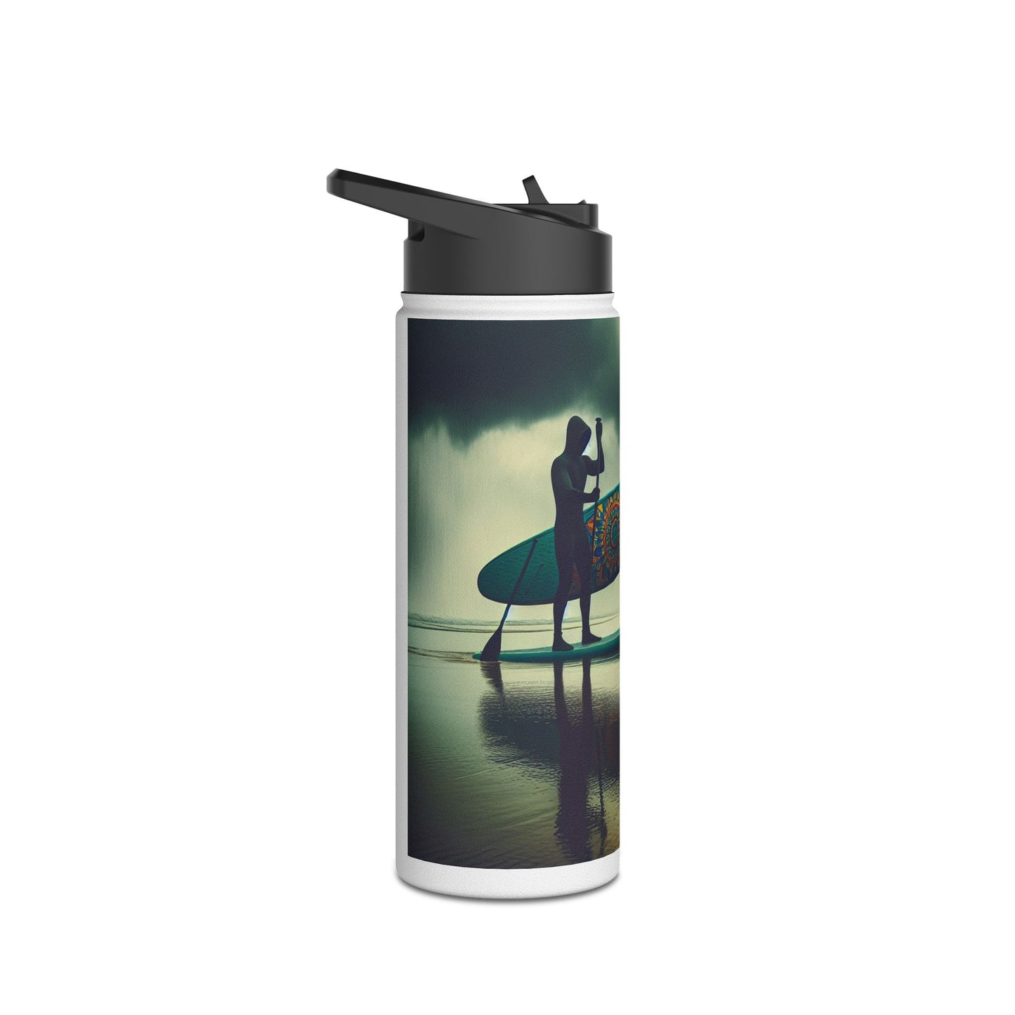 Fantasy Paddleboarding Stainless Steel Water Bottle, Standard Lid