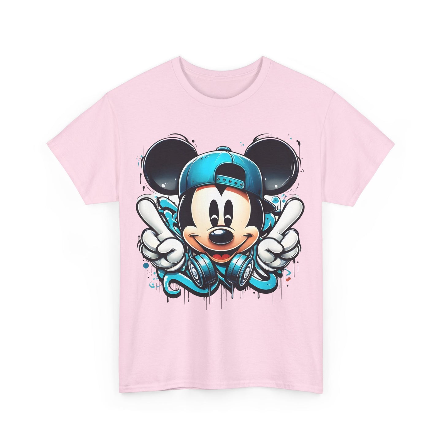 Mickey Mouse Graffiti  Unisex Graphic Tee Shirt