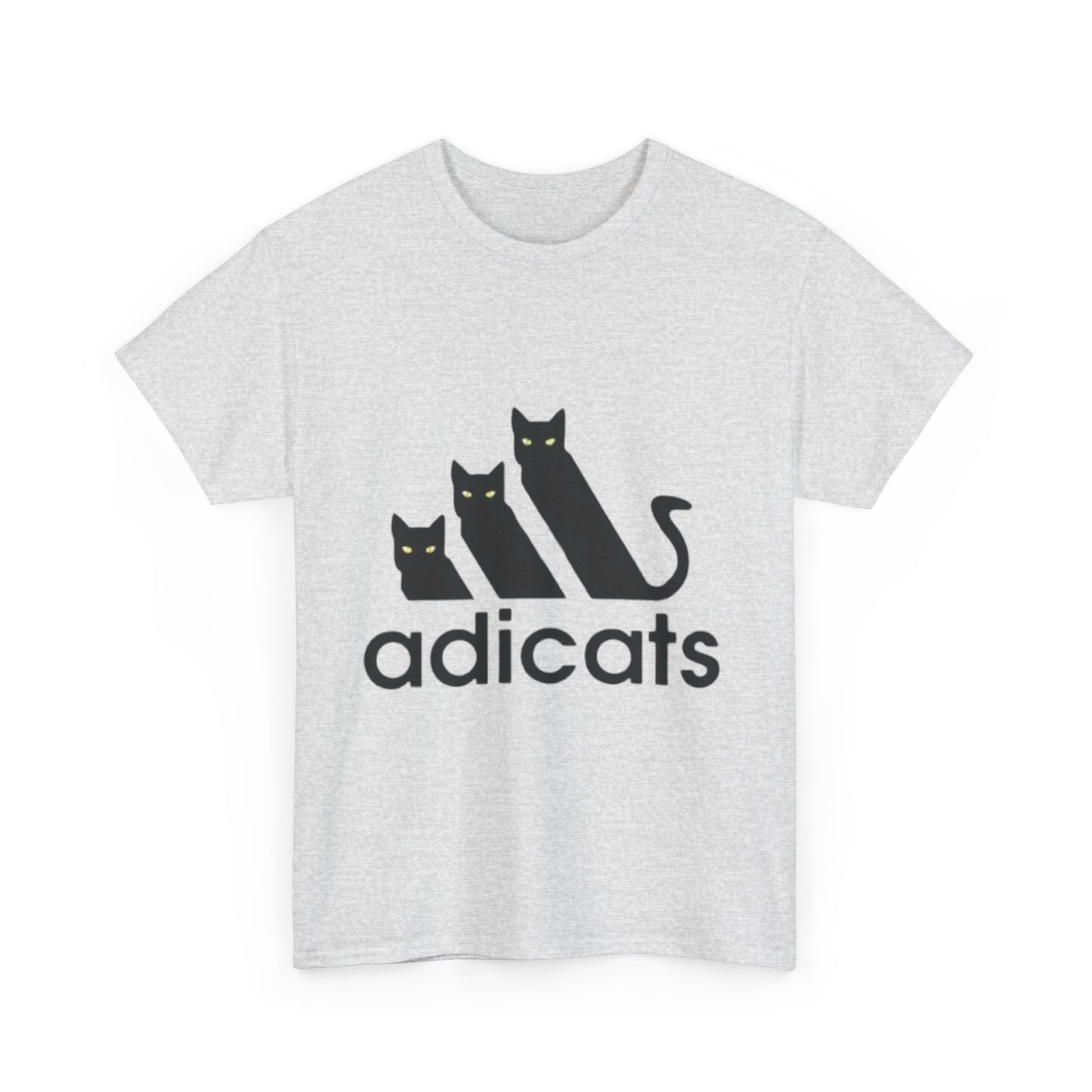 Adicats Logo Graphic T-Shirt Urban Streetwear Unisex Cotton