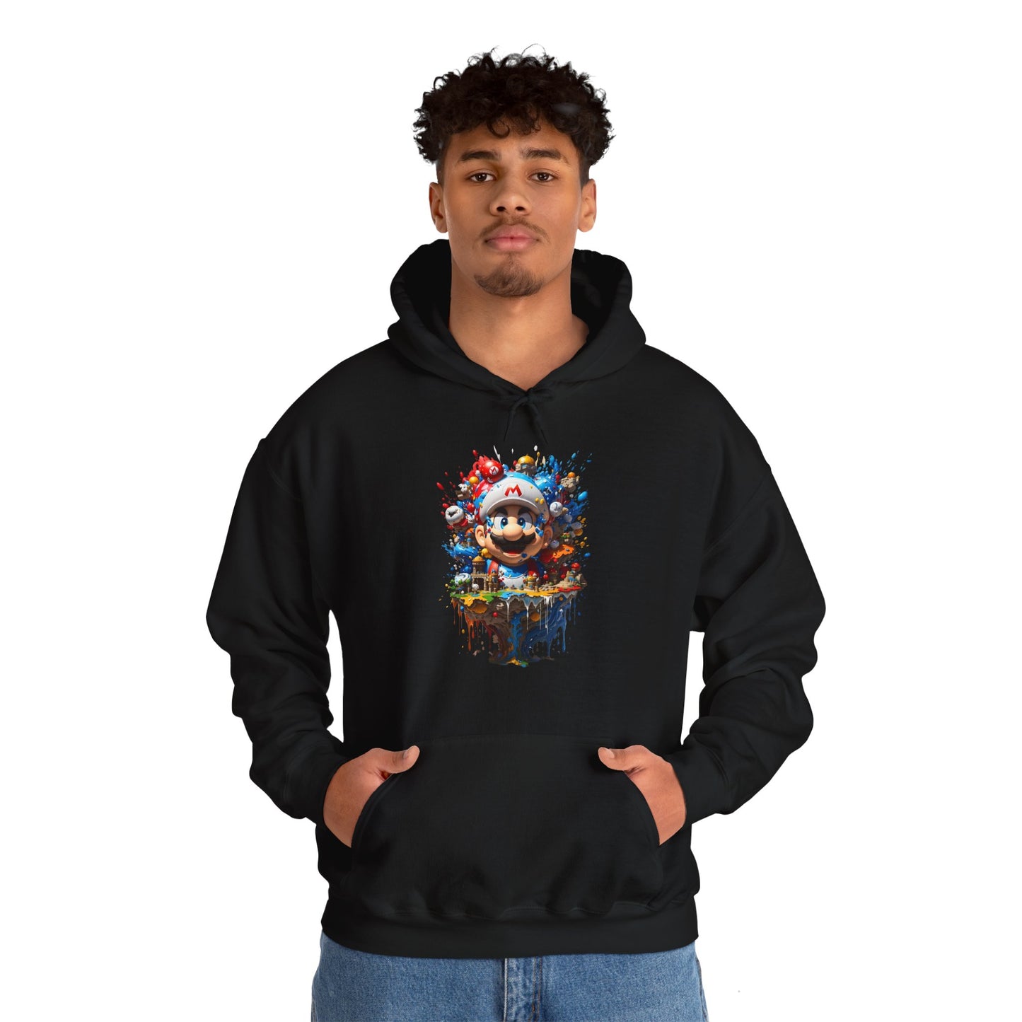 Unisex Computer Game Graphic Lightweight Hooded Sweatshirt